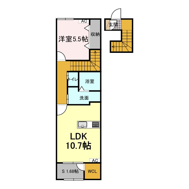 メリッサの間取り