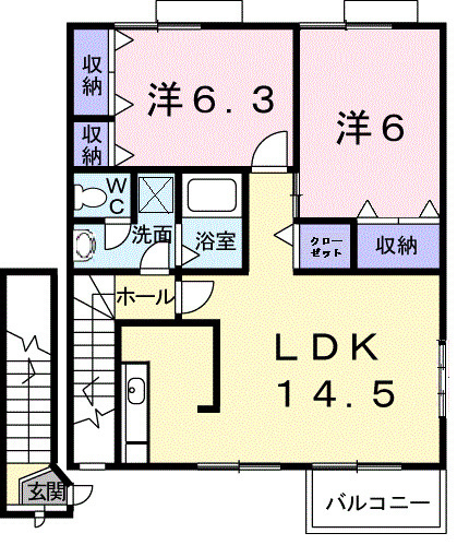 Ｉｌｌｕｓｉｏｎの間取り|間取図