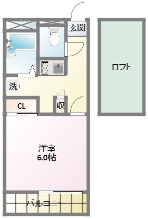 レオパレスグランデの間取り|仲介手数料がかかりません☆