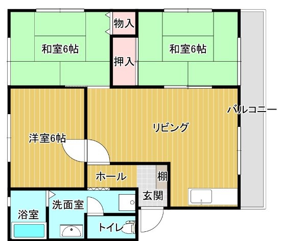 グレース小森野の間取り