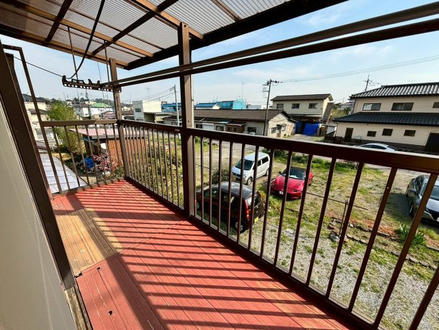 水回り綺麗♪　足利市今福町　中古物件のバルコニー