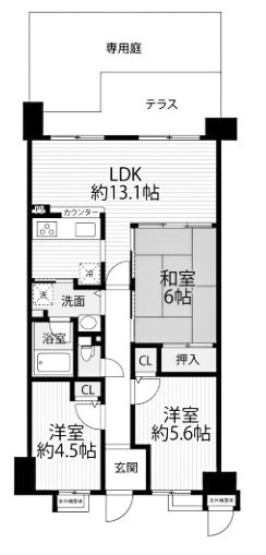 【間取り】 | ディオ・フェルティ丹波橋右芳館