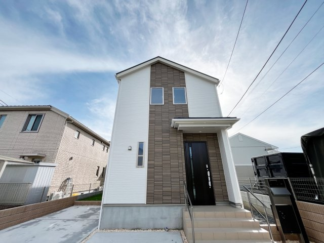 祝　成約済み　八王子市　北野　新築戸建て　５期の外観|～仲介手数料無料☆八王子ひなた不動産～　八王子市打越町　新築戸建て