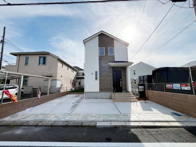 祝　成約済み　八王子市　北野　新築戸建て　５期の外観|～仲介手数料無料☆八王子ひなた不動産～　八王子市打越町　新築戸建て