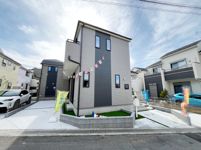 祝　成約済み　八王子市　北野　新築戸建て　５期の外観|～仲介手数料無料☆八王子ひなた不動産～　八王子市打越町　新築戸建て