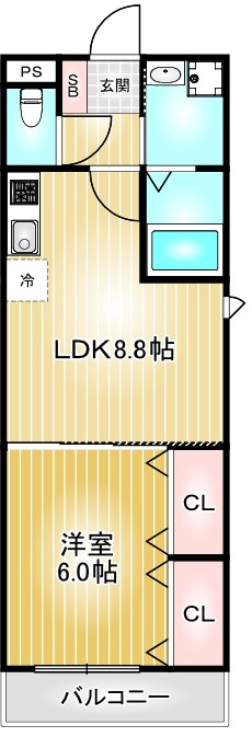 ランドルチェ大須｜名古屋市の賃貸ならMy賃貸の間取り|ランドルチェ大須