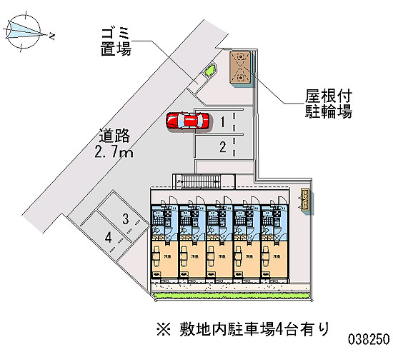 レオパレスコトブキの区画図|画像4