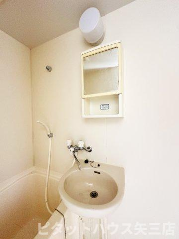 パールメゾンIIの洗面所|コンパクトで使いやすい洗面所