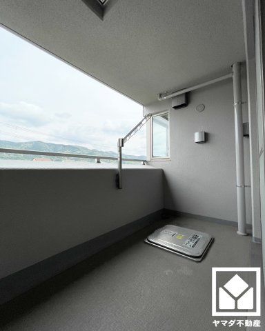 ディークラディア醍醐駅前のバルコニー