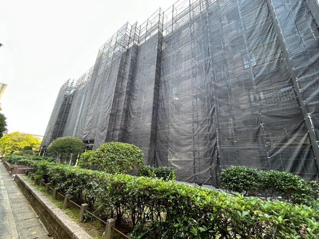 【外観】 | 大町団地 21 | 3月までに外装のリフォームも完成し、きれいで新しい印象に生まれ変わっています