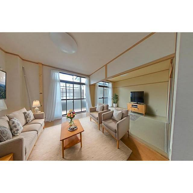 コーポすぎもと　Ａの居間・リビング|CGイメージ　家具はつきません