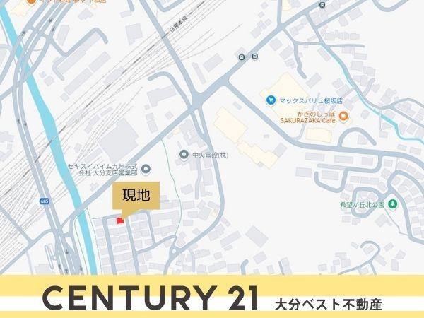 下郡　土地の土地図|※図面と現況が異なる場合は現況を優先。