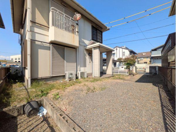 下郡　土地のその他|現地西側からみた土地