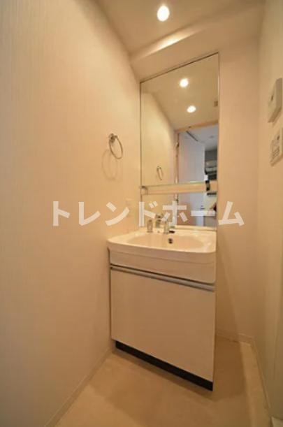 プレサンス上町台リベルテの独立洗面台|選べる家電プランあり！！