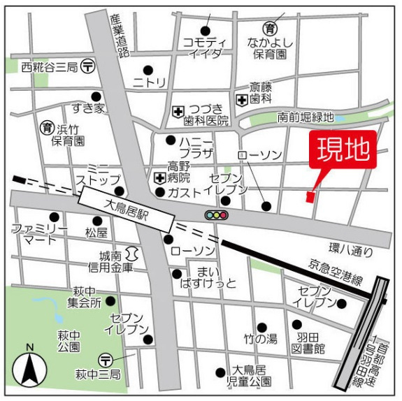 Gatehouse Otoriiの地図