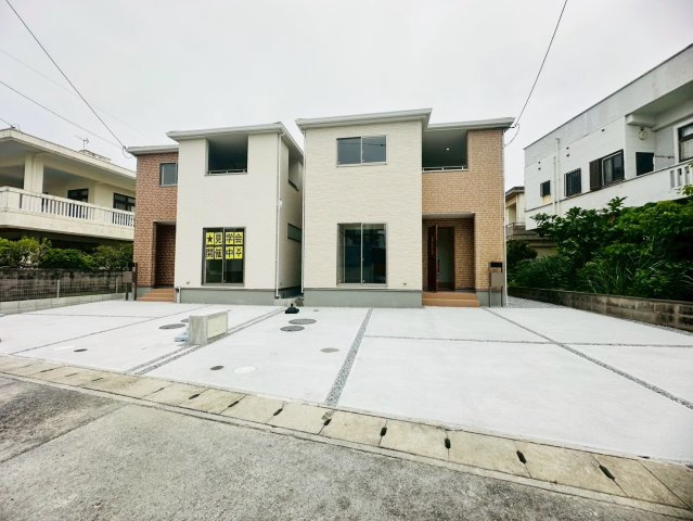 リーブルガーデン読谷村渡具知－2号棟の外観|落ち着いた雰囲気の外観です