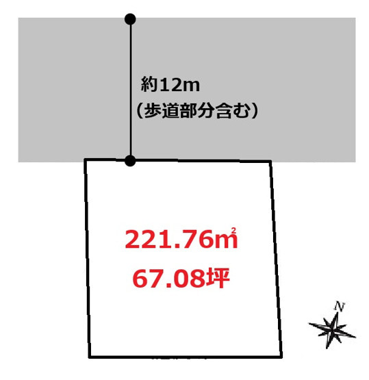 【土地図】 | 高崎市福島町売地