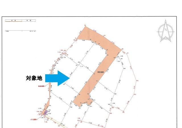 合志市御代志の土地図