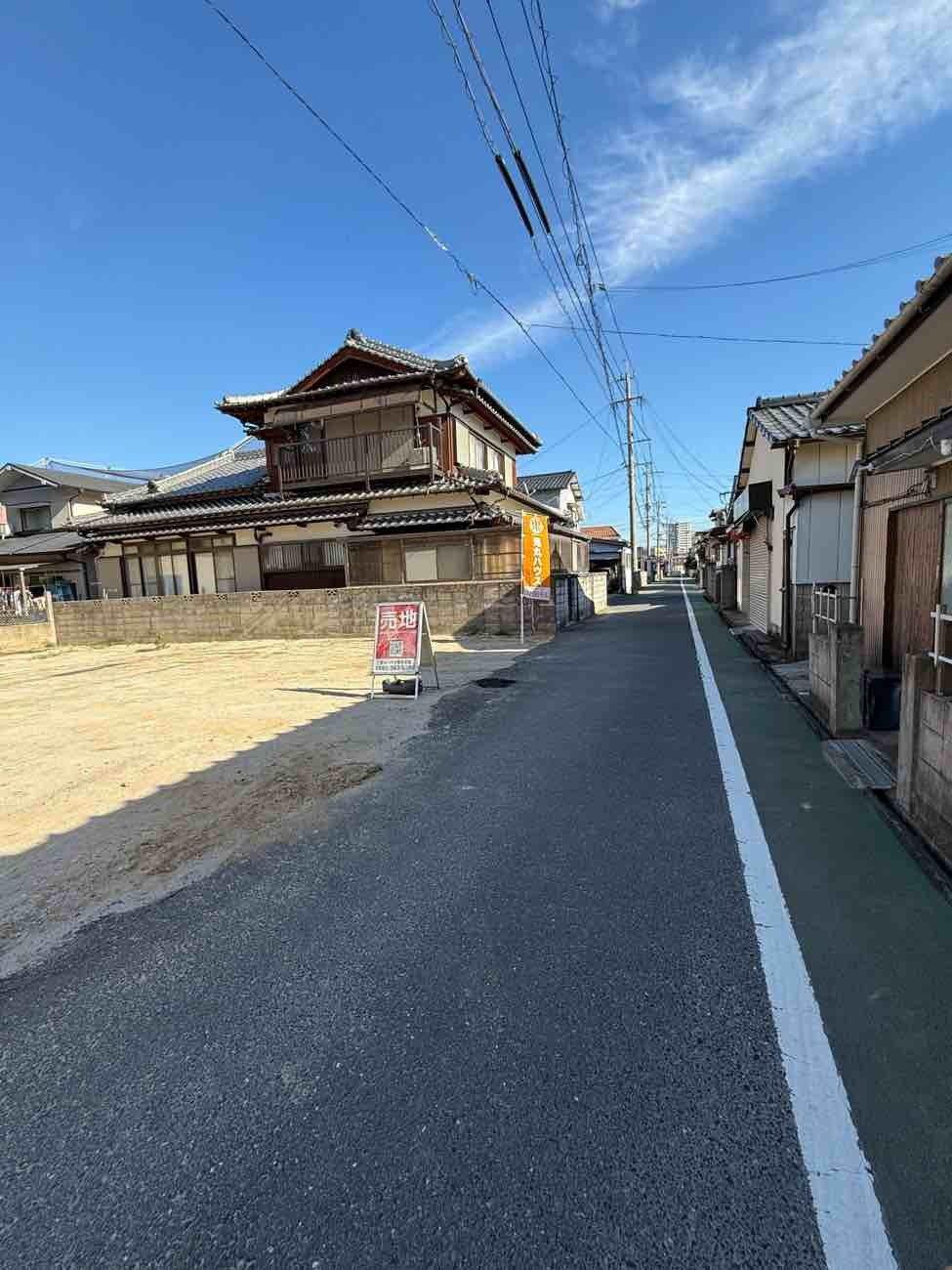 浅川日の峯二丁目（3期）の前面道路含む現地写真|現地（2024年10月13日）撮影