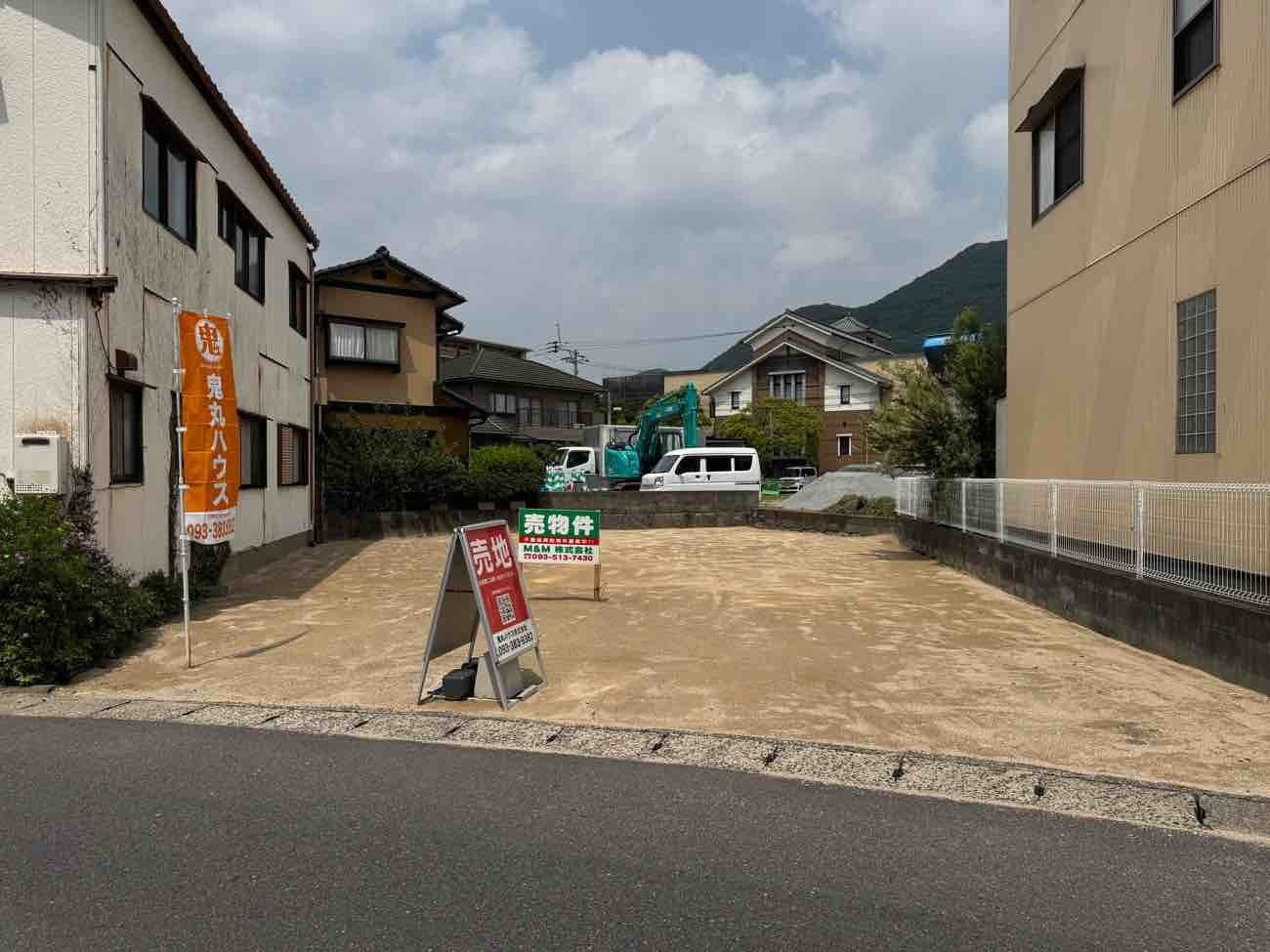 足原一丁目（2期）の前面道路含む現地写真