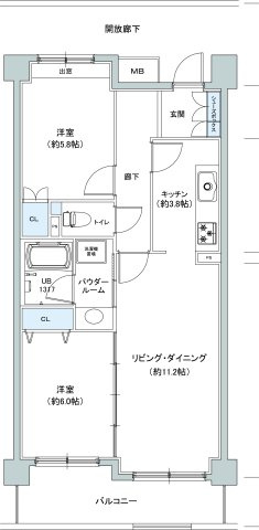 ロイヤル仁王レジデンスの間取り