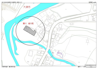 【地図】 | 大津市葛川細川町67　売土地