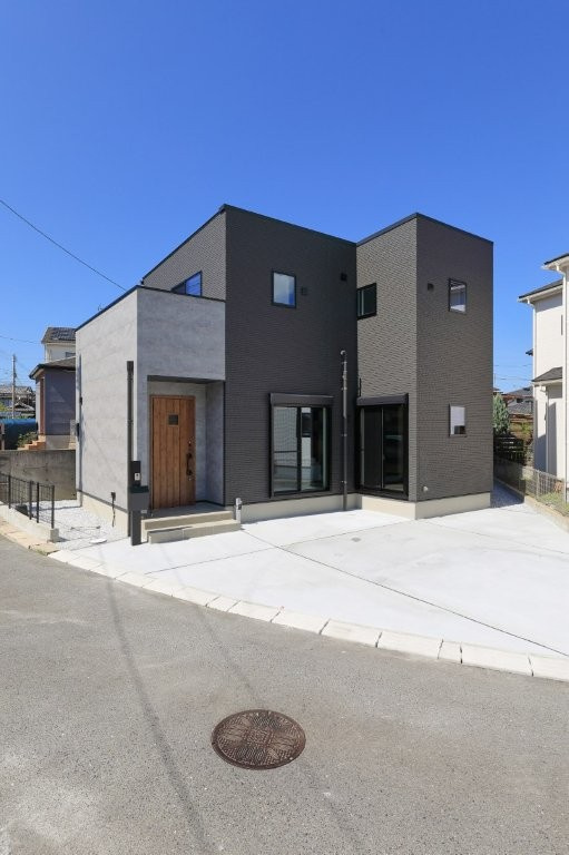 塔野一丁目の外観|完成済なので現地でゆっくりご覧いただけます。お気軽にお問い合わせください。