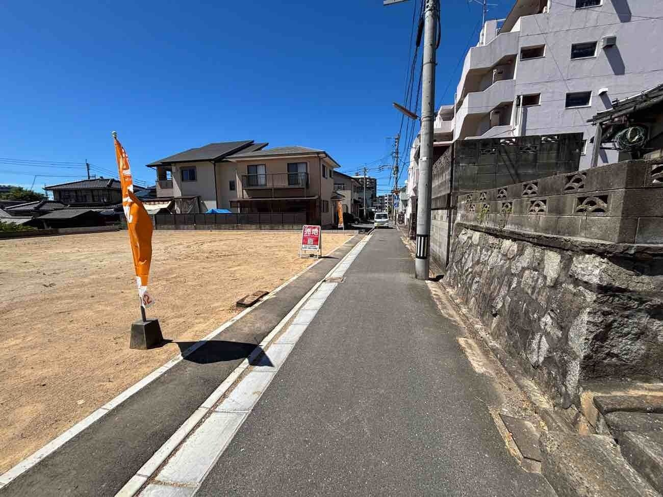 熊西一丁目の前面道路含む現地写真|現地（2026年7月27日）撮影