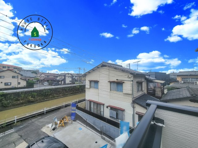 糟屋郡志免町別府2丁目第1-2棟（1号棟）の展望|窓から緑が見える物件も魅力的です。