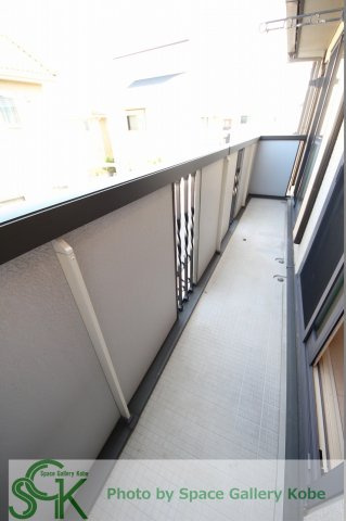 シロス船上B棟のバルコニー