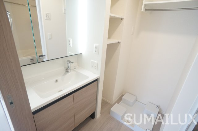 熊本市南区御幸西１丁目のアパートの洗面所