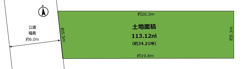 浜町　売土地 の土地図