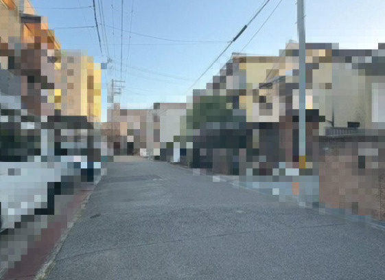 浜町　売土地 の前面道路含む現地写真