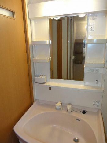 熊本市西区上代８丁目の賃貸マンションの独立洗面台