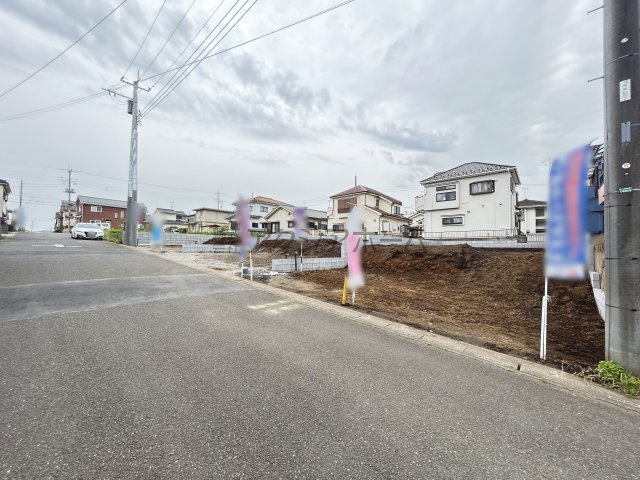 入間市三ツ木台・全3棟　新築一戸建　1号棟　～小学校近く～の前面道路含む現地写真|建築中写真（2025年5月29日撮影）