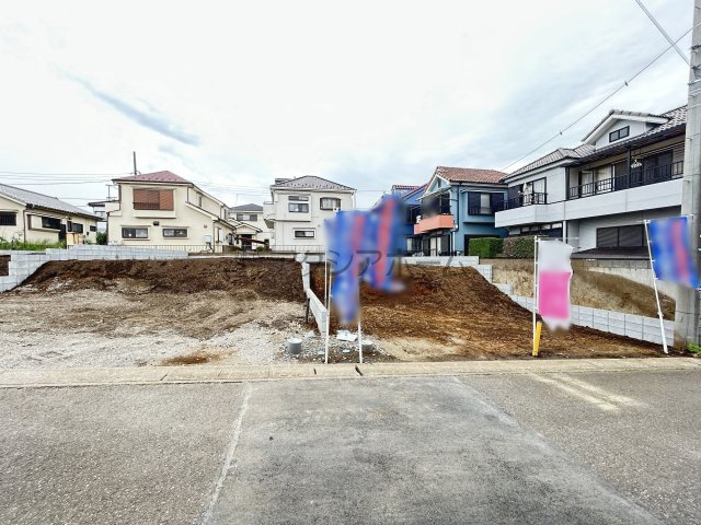 入間市三ツ木台・全3棟　新築一戸建　1号棟　～小学校近く～の外観|建築中写真（2025年5月29日撮影）