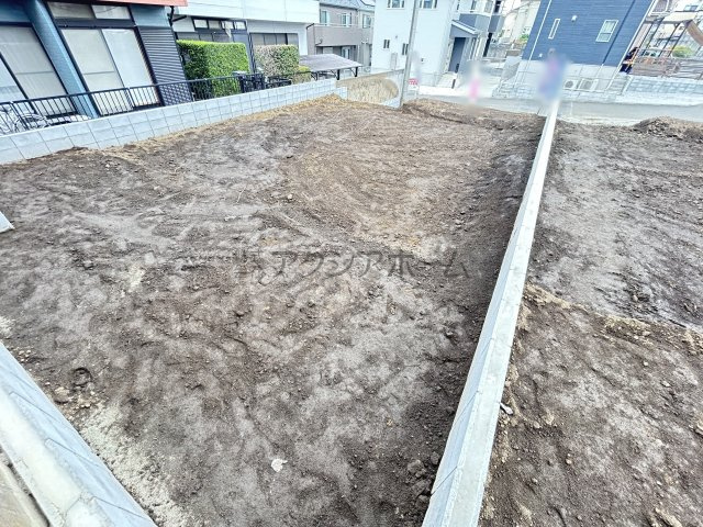 入間市三ツ木台・全3棟　新築一戸建　1号棟　～小学校近く～の外観|建築中写真（2025年5月29日撮影）