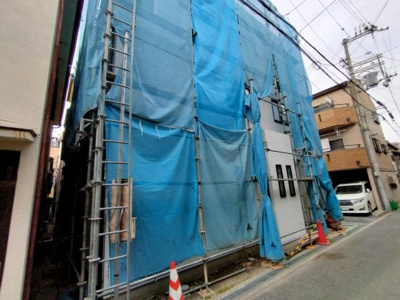 【前面道路含む現地写真】 | 港区市岡３丁目新築戸建