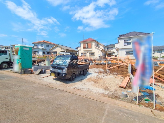 入間市三ツ木台・全3棟　新築一戸建　2号棟　～小学校近く～の外観|現地写真（2025年6月18日撮影）