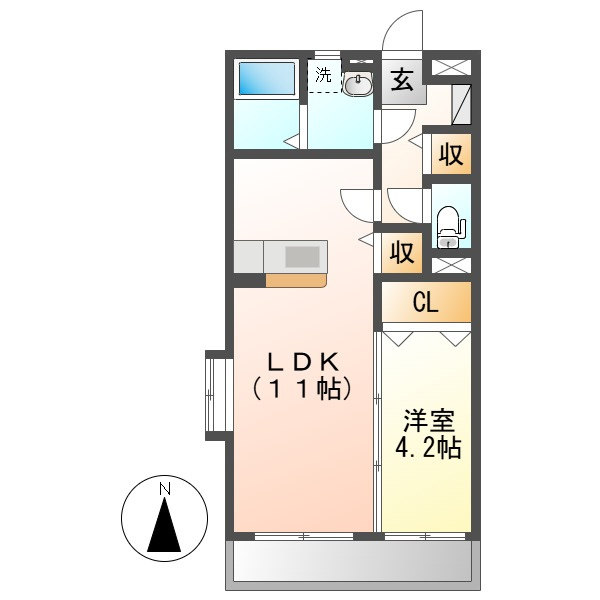 ブリリアント真壁の間取り