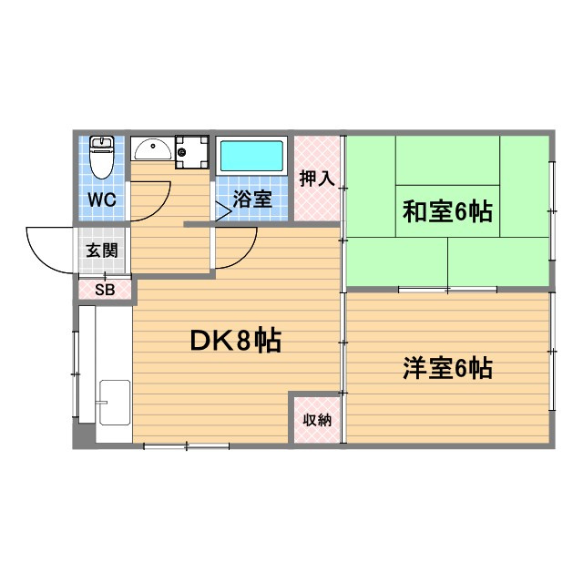 エクセル西宮の間取り