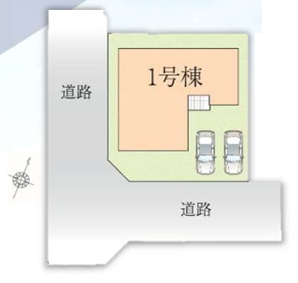北葛飾郡松伏町　ゆめみ野東3丁目　新築戸建　全1棟のその他|間取図です