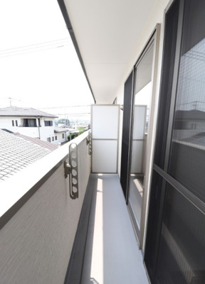 【バルコニー】 | ビオス広川B棟 | 落ち着いた時間を過ごせるバルコニーです