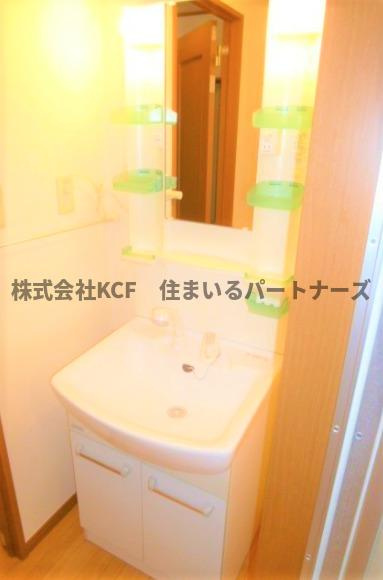 アカリナの洗面所|スペースが確保できる洗面所です