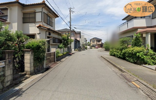加古川市野口町野口　土地の前面道路含む現地写真