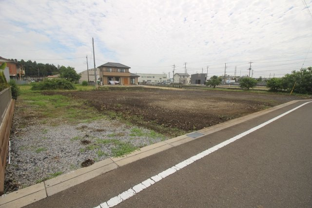 小山市粟宮　全3区画の外観|分譲地西側より（2025年6月撮影）