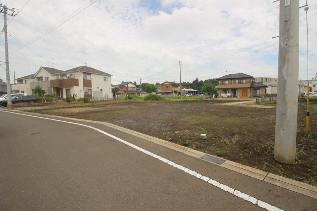 小山市粟宮　全3区画の外観|分譲地南側より（2025年6月撮影）