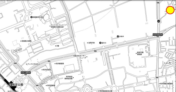 仲介手数料無料　サンコート所沢の地図