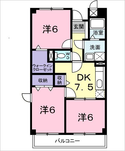 プラドT・Mの間取り