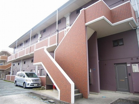 熊本市南区近見９丁目のアパートの外観